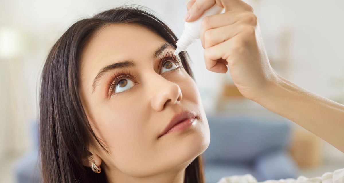 Antibiotic eye drops